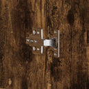 vidaXL Cipőszekrény polcokkal Füstölt tölgy 80 x 39 x 178 cm Faanyag