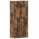 vidaXL Cipőszekrény polcokkal Füstölt tölgy 80 x 39 x 178 cm Faanyag