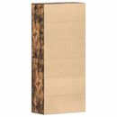 vidaXL Cipőszekrény 80 x 39 x 178 cm Szerelt Fa Füstölt tölgy