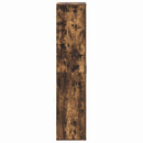 vidaXL Cipőszekrény polcokkal Füstölt tölgy 80 x 39 x 178 cm Faanyag