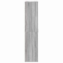vidaXL Cipőszekrény polcokkal Szürke Sonoma 80 x 39 x 178 cm Faanyag