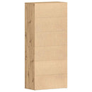 vidaXL Cipőszekrény polcokkal Artisan tölgy 80 x 39 x 178 cm Faanyag