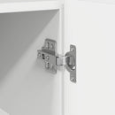 vidaXL Széf Fehér 116 x 30 x 75 cm Faanyag