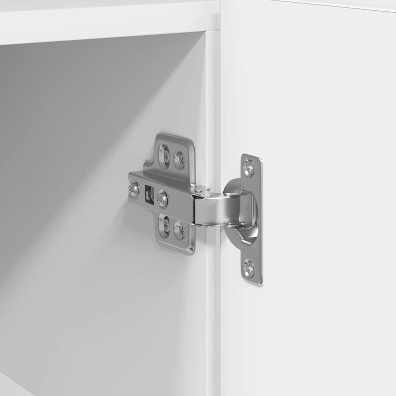 vidaXL Széf Fehér 116 x 30 x 75 cm Faanyag