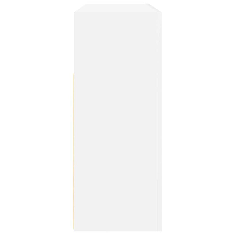 vidaXL Széf Fehér 116 x 30 x 75 cm Faanyag