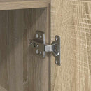 vidaXL Széf sonoma tölgy 116 x 30 x 75 cm Faanyag