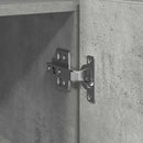 vidaXL Széf Beton szürke 116 x 30 x 75 cm Faanyag