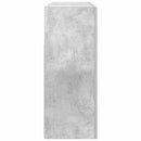 vidaXL Széf LED -es lámpákkal Beton Szürke 116 x 30 x 75 cm Faanyag