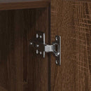 vidaXL Széf barna tölgy 116 x 30 x 75 cm Faanyag