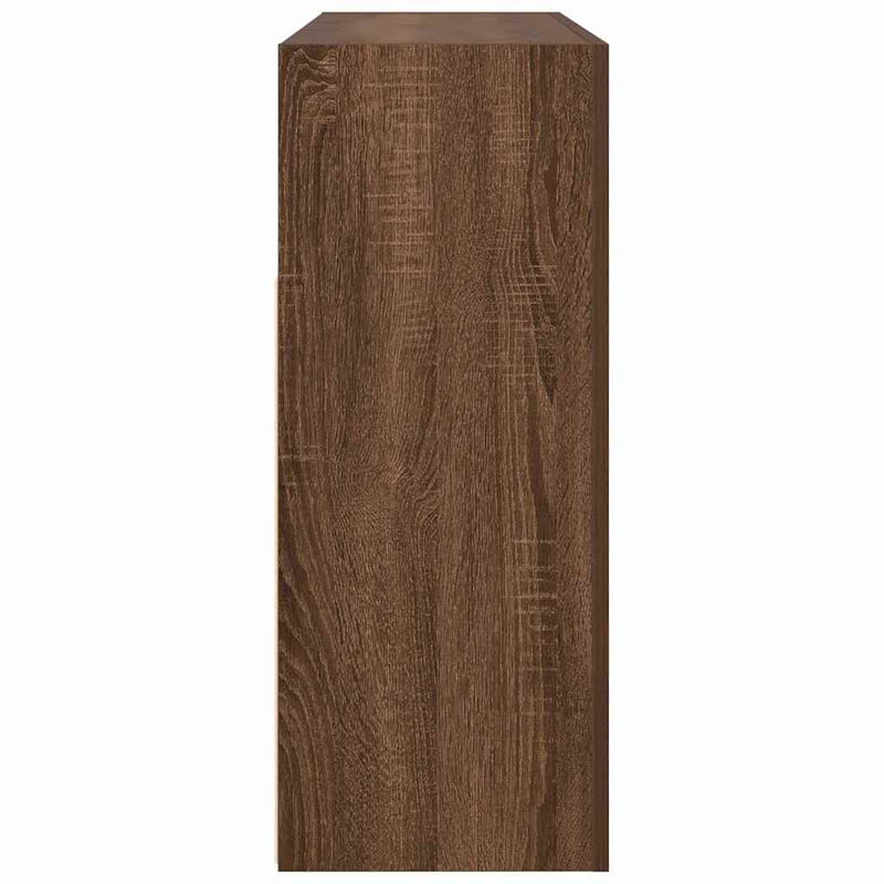 vidaXL Széf barna tölgy 116 x 30 x 75 cm Faanyag