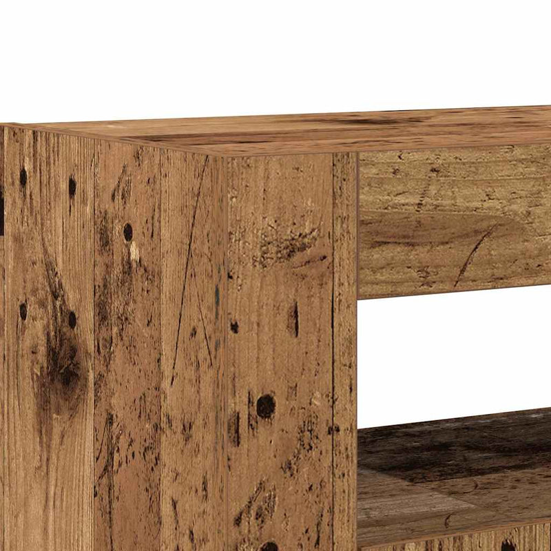 vidaXL Széf Régi fa 116 x 30 x 75 cm Faanyag