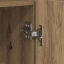 vidaXL Széf kézműves tölgy 116 x 30 x 75 cm Faanyag