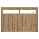 vidaXL Széf Artisan tölgy 116 x 30 x 75 cm Szerelt Fa