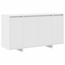 vidaXL Széf Fehér 135 x 41 x 69 cm Faanyag