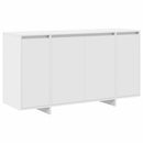 vidaXL Széf Fehér 135 x 41 x 75 cm Faanyag
