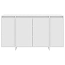 vidaXL Széf Fehér 135 x 41 x 69 cm Faanyag