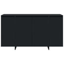 vidaXL Széf Fekete 135 x 41 x 69 cm Faanyag