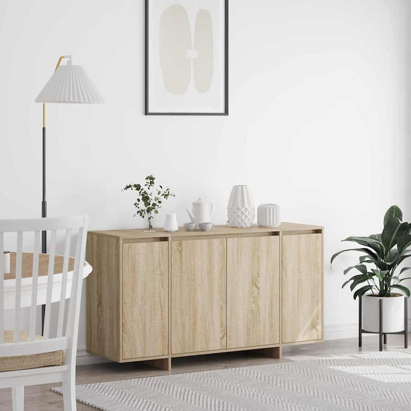 vidaXL Széf sonoma tölgy 135 x 41 x 69 cm Faanyag