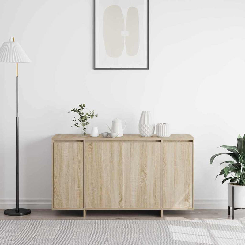 vidaXL Széf sonoma tölgy 135 x 41 x 69 cm Faanyag