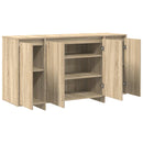 vidaXL Széf Sonoma tölgy 135 x 41 x 75 cm Faanyag