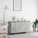 vidaXL Széf Beton Szürke 135 x 41 x 75 cm Faanyag