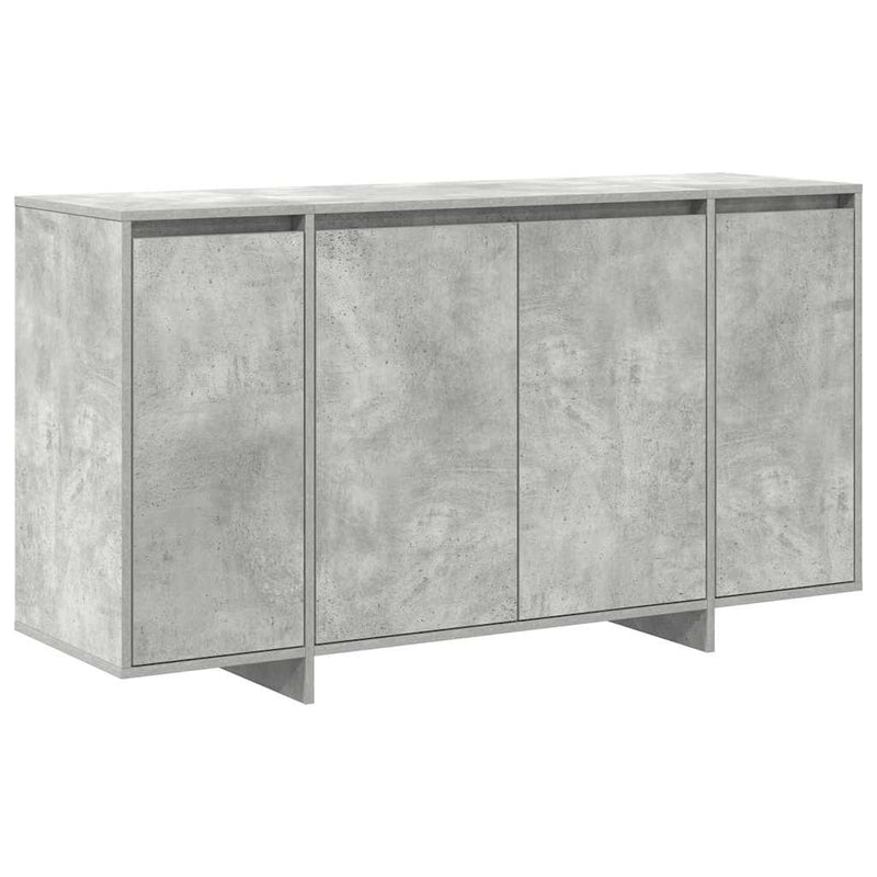 vidaXL Széf Beton szürke 135 x 41 x 69 cm Faanyag