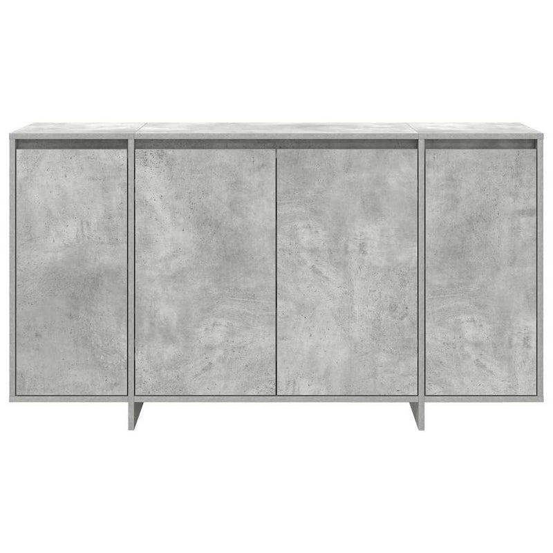 vidaXL Széf Beton szürke 135 x 41 x 69 cm Faanyag