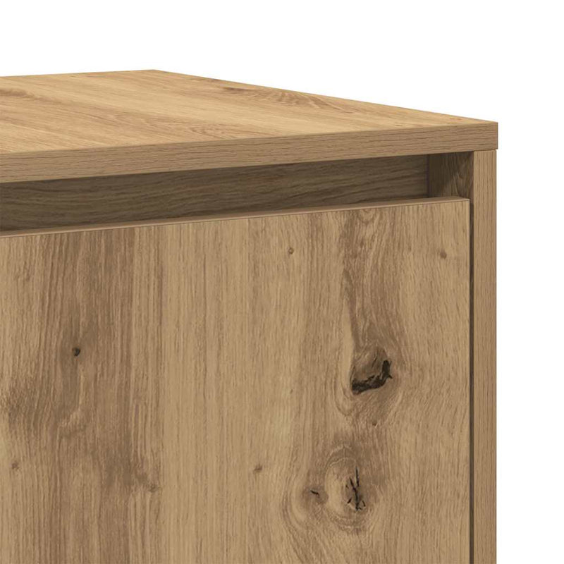vidaXL Széf kézműves tölgy 135 x 41 x 69 cm Faanyag