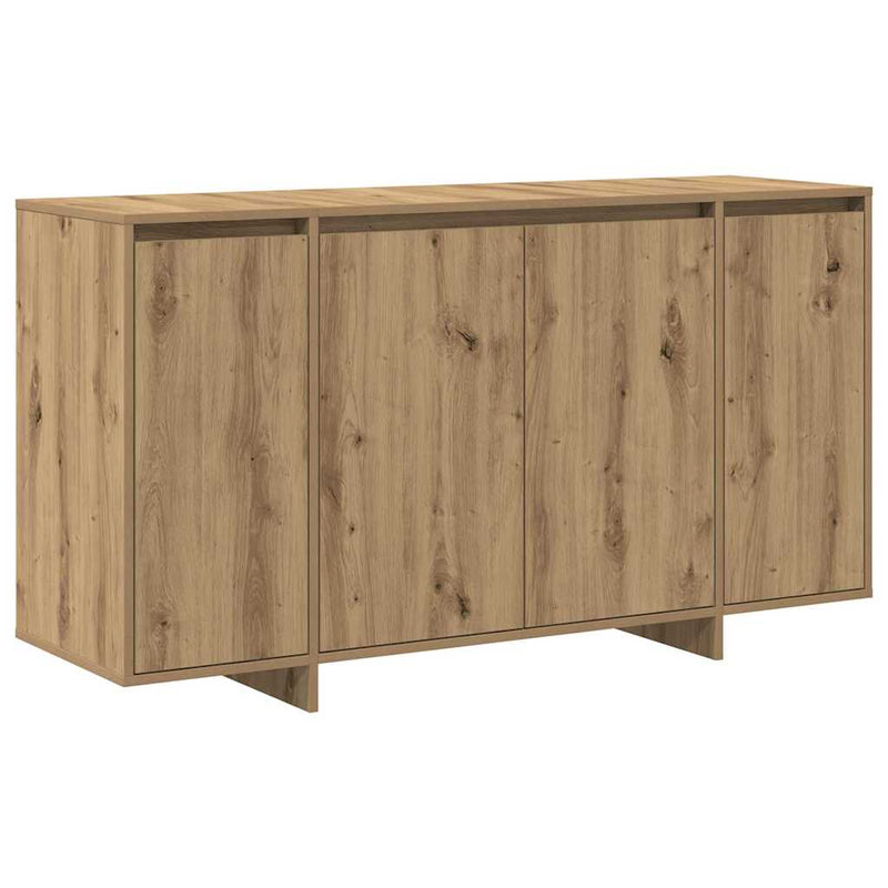 vidaXL Széf kézműves tölgy 135 x 41 x 69 cm Faanyag