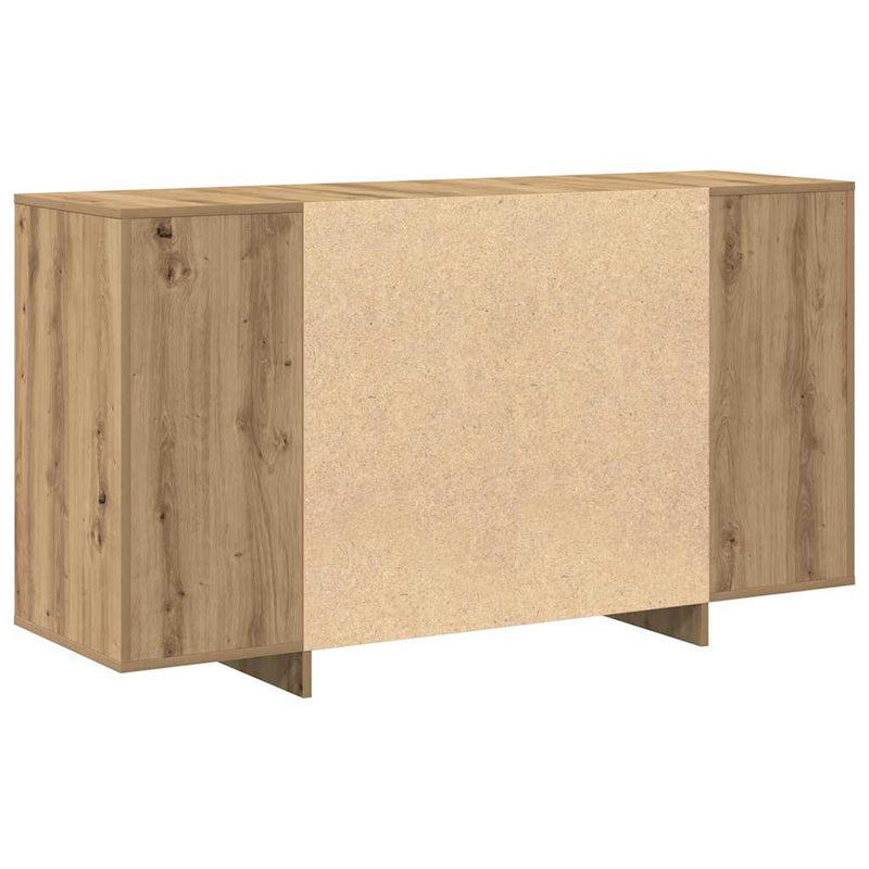 vidaXL Széf kézműves tölgy 135 x 41 x 69 cm Faanyag