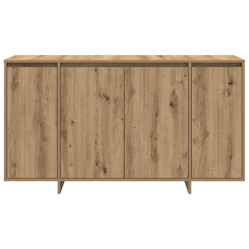 vidaXL Széf kézműves tölgy 135 x 41 x 69 cm Faanyag