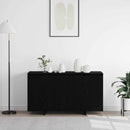 vidaXL Széf Fekete tölgy 135 x 41 x 75 cm Szerelt Fa