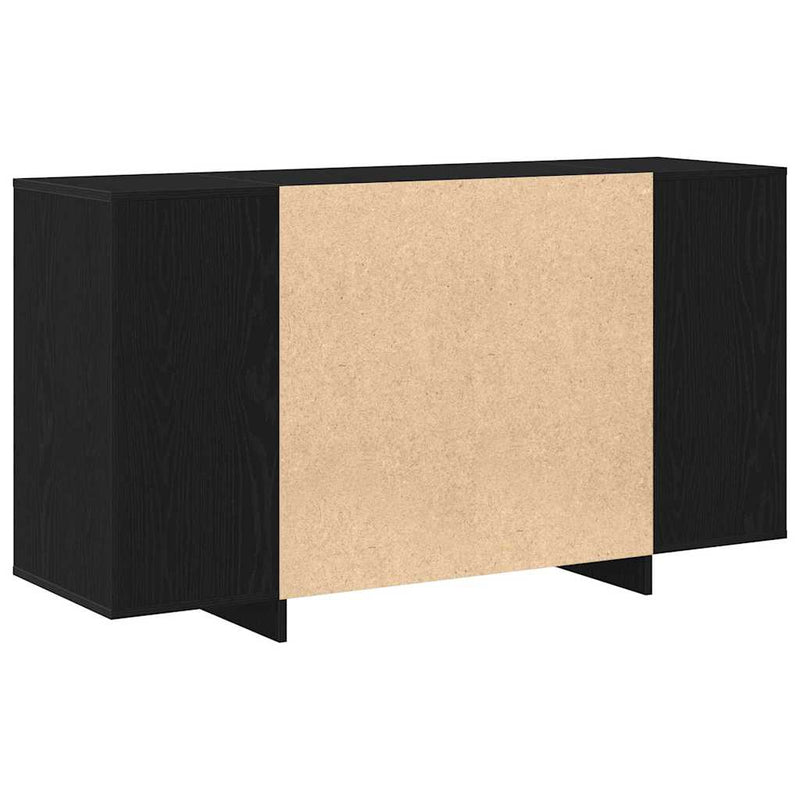 vidaXL Széf Musta tammi 135 x 41 x 69 cm Faanyag