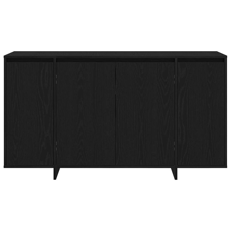 vidaXL Széf Musta tammi 135 x 41 x 69 cm Faanyag