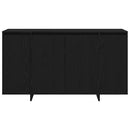 vidaXL Széf Musta tammi 135 x 41 x 69 cm Faanyag