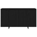 vidaXL Széf Fekete tölgy 135 x 41 x 75 cm Szerelt Fa
