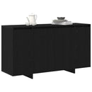 vidaXL Széf Fekete tölgy 135 x 41 x 75 cm Szerelt Fa