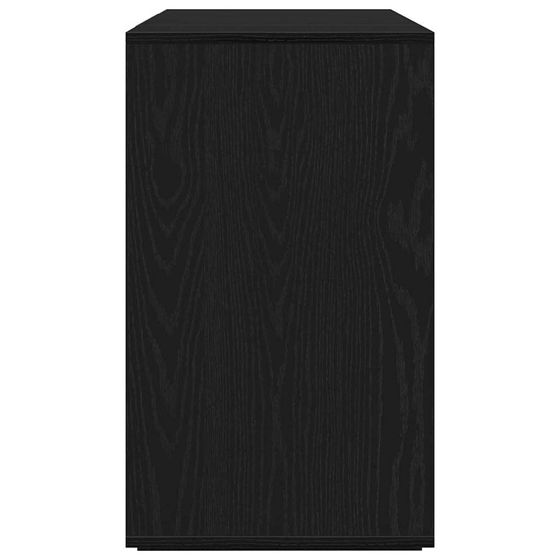 vidaXL Széf Musta tammi 135 x 41 x 69 cm Faanyag