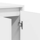 vidaXL Széf Fehér 120 x 41 x 75 cm Faanyag