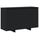 vidaXL Széf Fekete 120 x 41 x 75 cm Faanyag