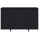 vidaXL Széf Fekete 120 x 41 x 75 cm Faanyag