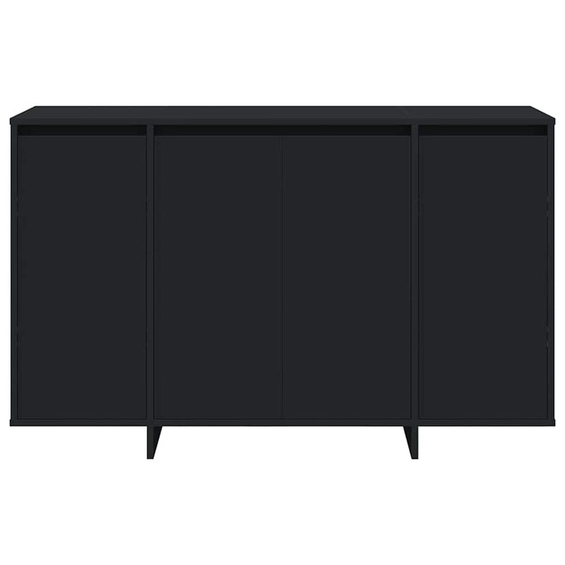 vidaXL Széf Fekete 120 x 41 x 75 cm Faanyag