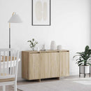 vidaXL Széf Sonoma tölgy 120 x 41 x 75 cm Szerelt Fa