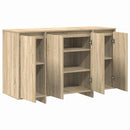 vidaXL Széf Sonoma tölgy 120 x 41 x 75 cm Szerelt Fa