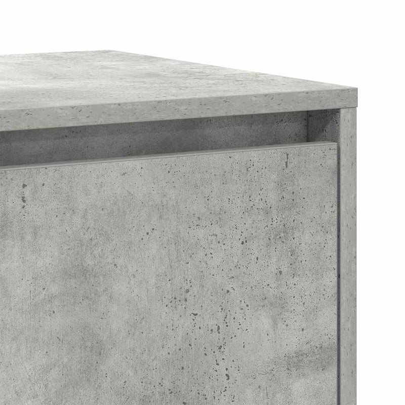 vidaXL Széf Beton szürke 120 x 41 x 75 cm Faanyag