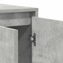 vidaXL Széf Beton Szürke 120 x 41 x 75 cm Szerelt Fa