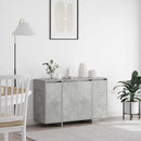 vidaXL Széf Beton Szürke 120 x 41 x 75 cm Szerelt Fa