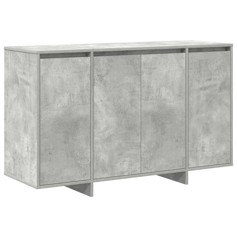 vidaXL Széf Beton szürke 120 x 41 x 75 cm Faanyag