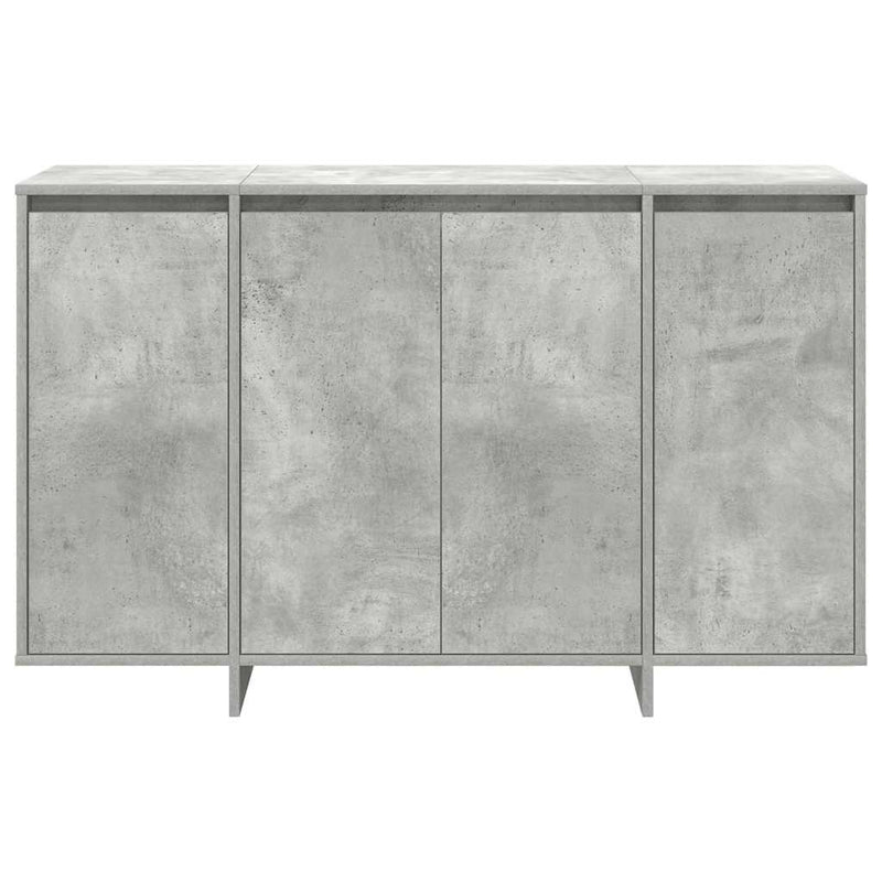 vidaXL Széf Beton szürke 120 x 41 x 75 cm Faanyag
