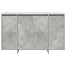vidaXL Széf Beton Szürke 120 x 41 x 75 cm Szerelt Fa